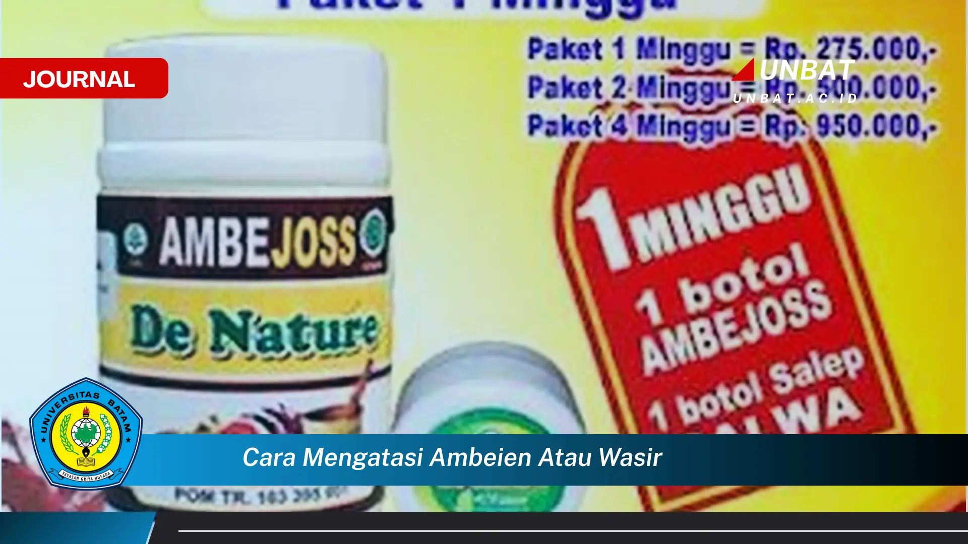Inilah Cara Mengatasi Ambeien atau Wasir dengan Bahan Alami di Rumah