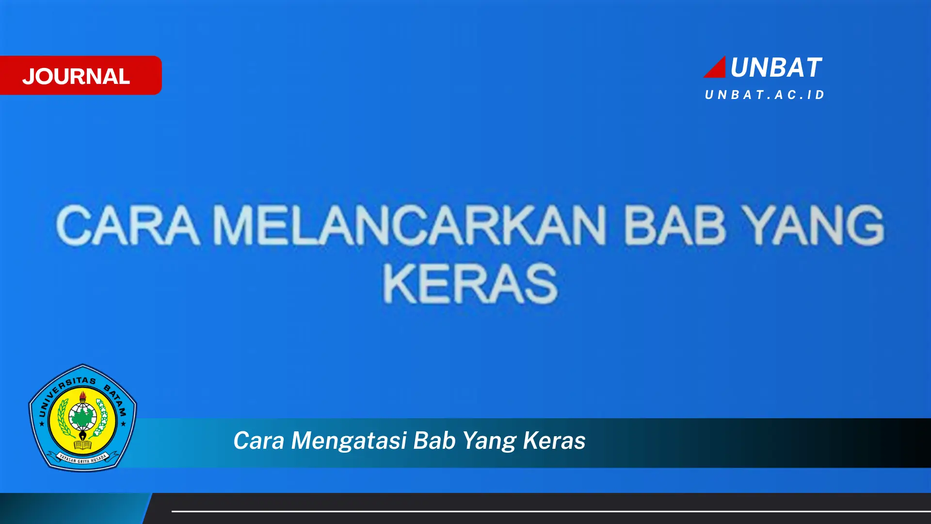 Ketahui Cara Mengatasi BAB Yang Keras Secara Alami dan Efektif