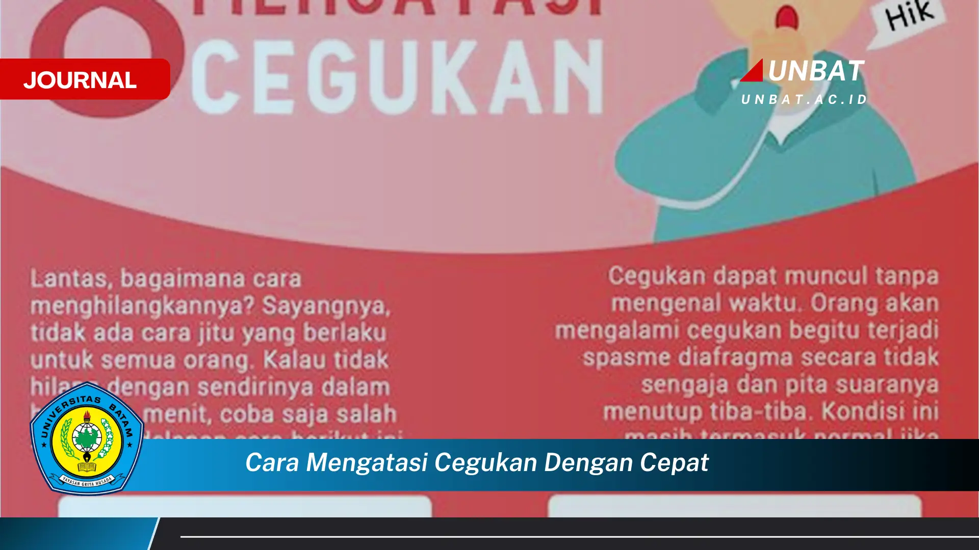 Ketahui Cara Mengatasi Cegukan dengan Cepat dan Ampuh