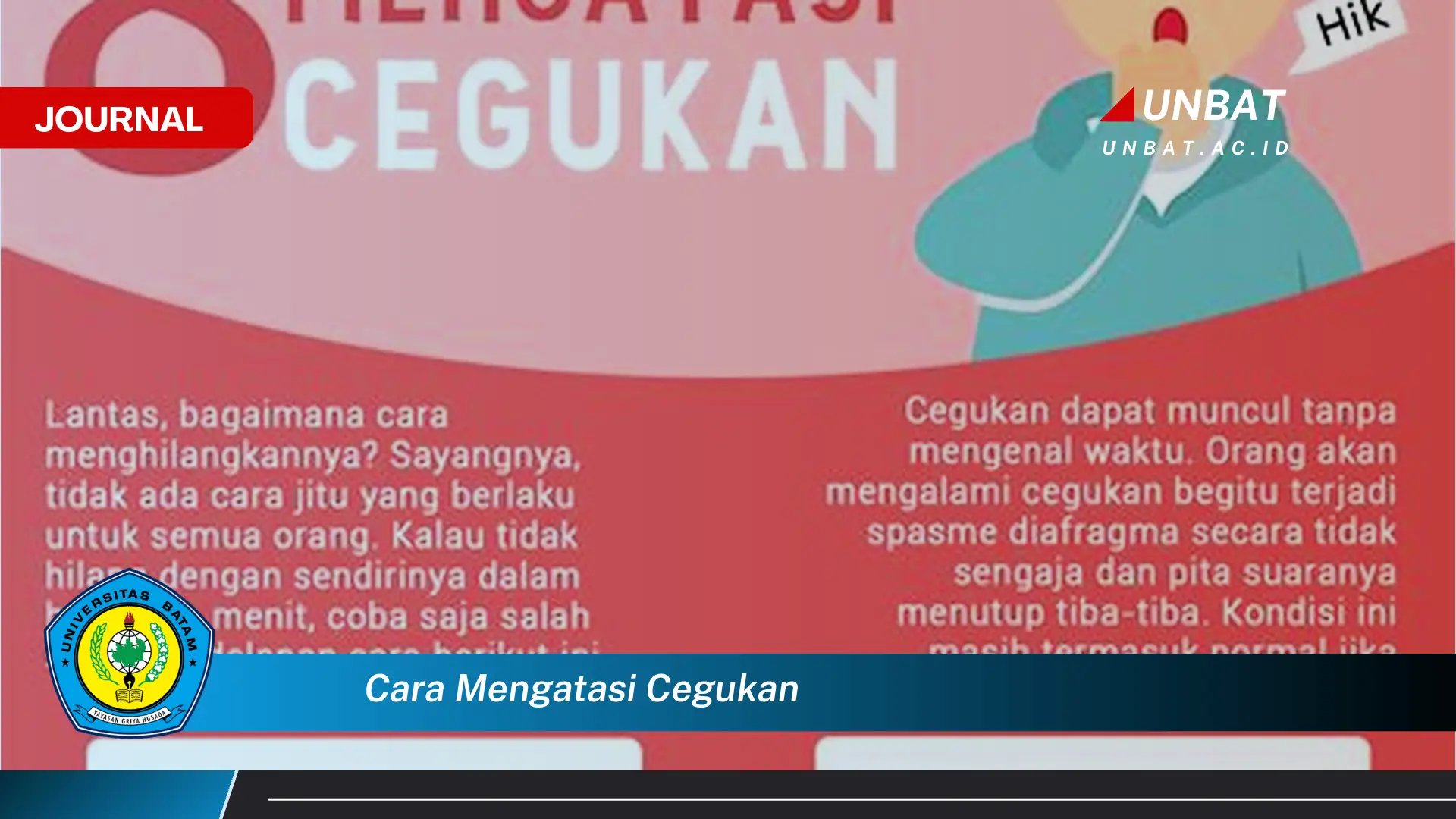 Ketahui Cara Mengatasi Cegukan dengan Cepat dan Ampuh