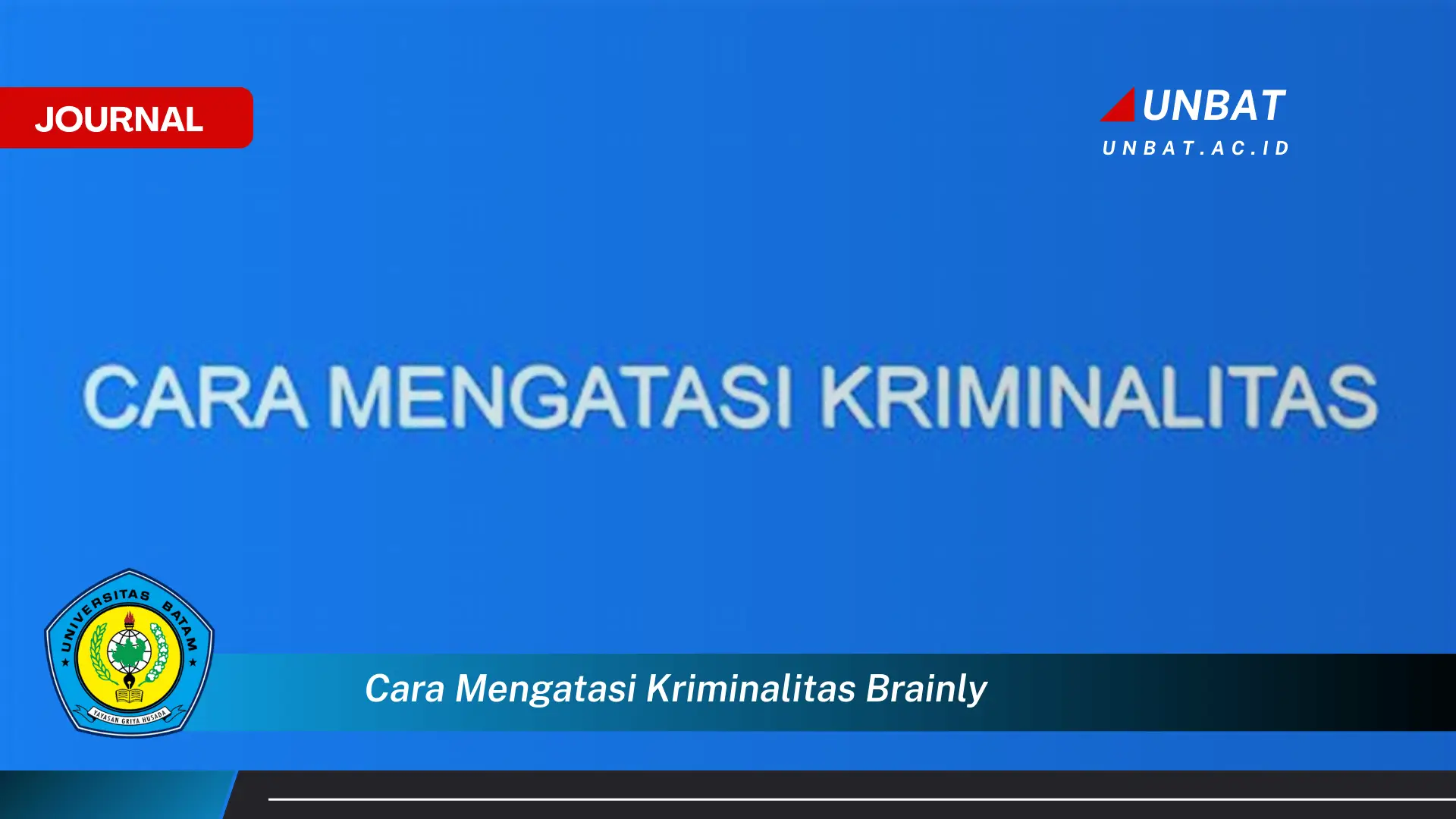 Ketahui Cara Mengatasi Kriminalitas, Panduan Lengkap dari Brainly