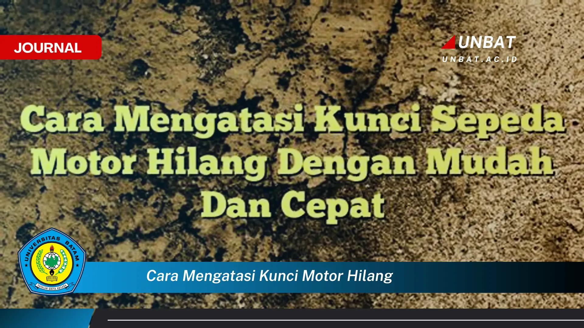 Ketahui Cara Mengatasi Kunci Motor Hilang, Tips Ampuh & Cepat!