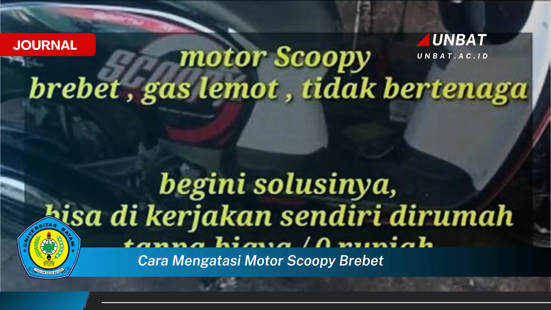 Ketahui Cara Mengatasi Motor Scoopy Brebet dan Kembalikan Performanya