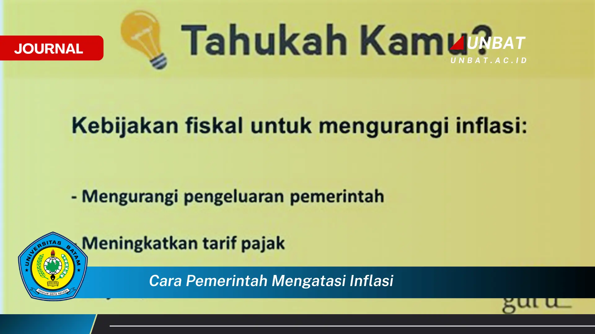 Ketahui Cara Pemerintah Mengatasi Inflasi dan Dampaknya pada Masyarakat